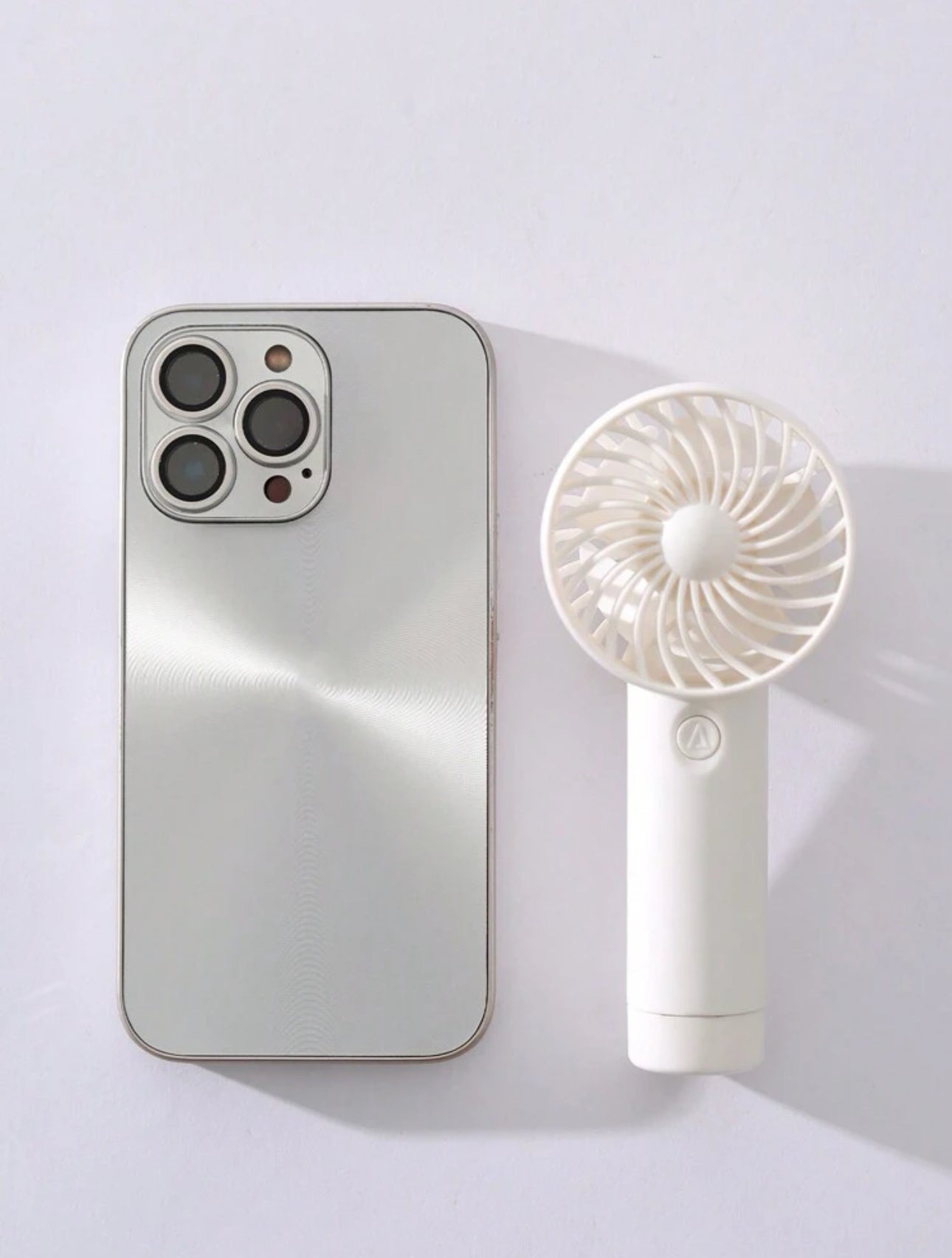 Mini USB Rechargeable Fan (White)